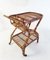 Mid-Century Bar Cart in Bamboo and Rattan, Italy, 1950s 5