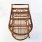 Mid-Century Bar Cart in Bamboo and Rattan, Italy, 1950s 9