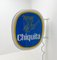 Große Vintage Leuchte, Doppelseitiges Chiquita Schild, Italien 7