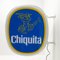 Große Vintage Leuchte, Doppelseitiges Chiquita Schild, Italien 2