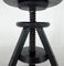 Vintage Adjustable All-Wood Piano Stool, Italy, Image 6