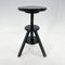 Vintage Adjustable All-Wood Piano Stool, Italy, Image 3