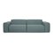 Mint Turquoise Fabric Mycs Pyllow 3-Seater Sofa, Image 1