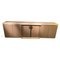 Travertine and Acrylic Glass Lacquered Sideboard from Belgo Chrom, 1970s, Image 1