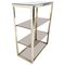 Vintage Messing & Chrom Etagere, 1970er 1