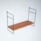 Mid-Century Modern French Shelve, Wood and Metal, 1950s 2