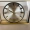 Reloj de mesa Hollywood Regency vintage de vidrio y latón de Kienzle, Germany, años 70, Imagen 10