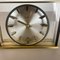 Vintage Hollywood Regency Brass Glass Table Clock by Kienzle, Germany, 1970s 10