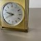 Horloge de Table Hollywood Regency Vintage en Verre par Kienzle, Allemagne, 1960s 6