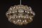 Large Amber Bubble Glass Pendant attributed to Helena Tynell for Limburg, Germany, 1970s, Image 6