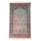 Beautiful Distressed Antique Kashan Silk Rug, 1890s, Image 1