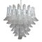 Murano Style Glass Sella Chandelier with Kromo Metal Frame 2