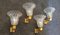 Wall Sconces, 1950s, Set of 4 1