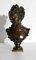 Bronze Bust of Woman, Late 1800s, Image 1