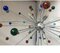 Murano Stil Glas Sputnik Multicolors Handgefertigter Italienischer Kronleuchter 4