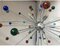 Murano Style Glass Sputnik Multicolors Italian Handmade Chandelier 4