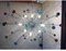 Lampadario Sputnik multicolore in vetro di Murano, Italia, fatto a mano, Immagine 2