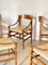 Geschwungene Stühle aus Schichtholz, 1960er, 6er Set 8