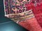 Alfombra de pasillo Oushak vintage roja, Imagen 9