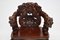 Antique Chinese Carved Hardwood Armchair, 1890s, Image 3