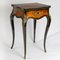 Louis XV Natural Blackened Rosewood Inlay Console Table 10