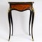 Louis XV Natural Blackened Rosewood Inlay Console Table 6