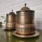 Moroccan Ethnic Bohemian Style Brass Storage Containers with Lids, 1970s, Set of 2 4