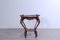 Living Room Tea Table with Tray in Carved Walnut, 1800s, Image 5
