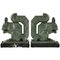 Art Deco Squirrel Bookends by Max Le Verrier, France, 1930s, Set of 2 1