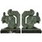 Art Deco Squirrel Bookends by Max Le Verrier, France, 1930s, Set of 2, Image 1