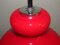 German Red Glass Pendant Lamp from Peill & Putzler, 1960s 4