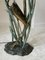 Large 20th Century Heron Floor Lamp in Bronze, Image 7