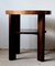 Small Inlaid Oak Side Table, 1960s, Image 1