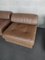 Vintage Modular Leather Sofa, Set of 4 9