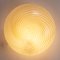 Vintage Italian Ceiling Light in Murano Glass with Brown Spiral, 1980s, Image 7
