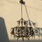 Metal and Crystal Chandelier, 1970s 4