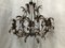 Metal and Crystal Chandelier, 1970s, Image 16