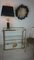 Spanish Console Table in Brass and Glass with Bevelled Mirror, Image 11