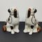 Copper Luster Dogs with Separated Legs from Staffordshire, Set of 2 6