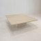 Italian Coffee Table in Travertine, 1980s 4