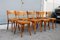 Beech Dining Chairs from Taverna Vecchia, Milan, 1930s, Set of 8, Image 12