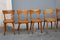 Beech Dining Chairs from Taverna Vecchia, Milan, 1930s, Set of 8 5
