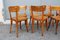 Beech Dining Chairs from Taverna Vecchia, Milan, 1930s, Set of 8 3