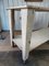 Vintage Industrial Table in White Paint 7