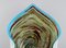 Cuenco grande de cristal de Murano soplado a boca policromo con borde ondulado, años 60, Imagen 2