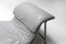 Postmodern Saporiti Lounge Chair in Grey Leather by Giovanni Offredi, 1974, Image 7