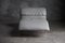 Postmodern Lounge Chair in Grey Leather by Giovanni Offredi for Saporiti, 1974 6