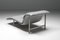 Postmodern Saporiti Lounge Chair in Grey Leather by Giovanni Offredi, 1974 4