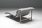Postmodern Saporiti Lounge Chair in Grey Leather by Giovanni Offredi, 1974, Image 4