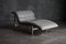 Postmodern Lounge Chair in Grey Leather by Giovanni Offredi for Saporiti, 1974 1